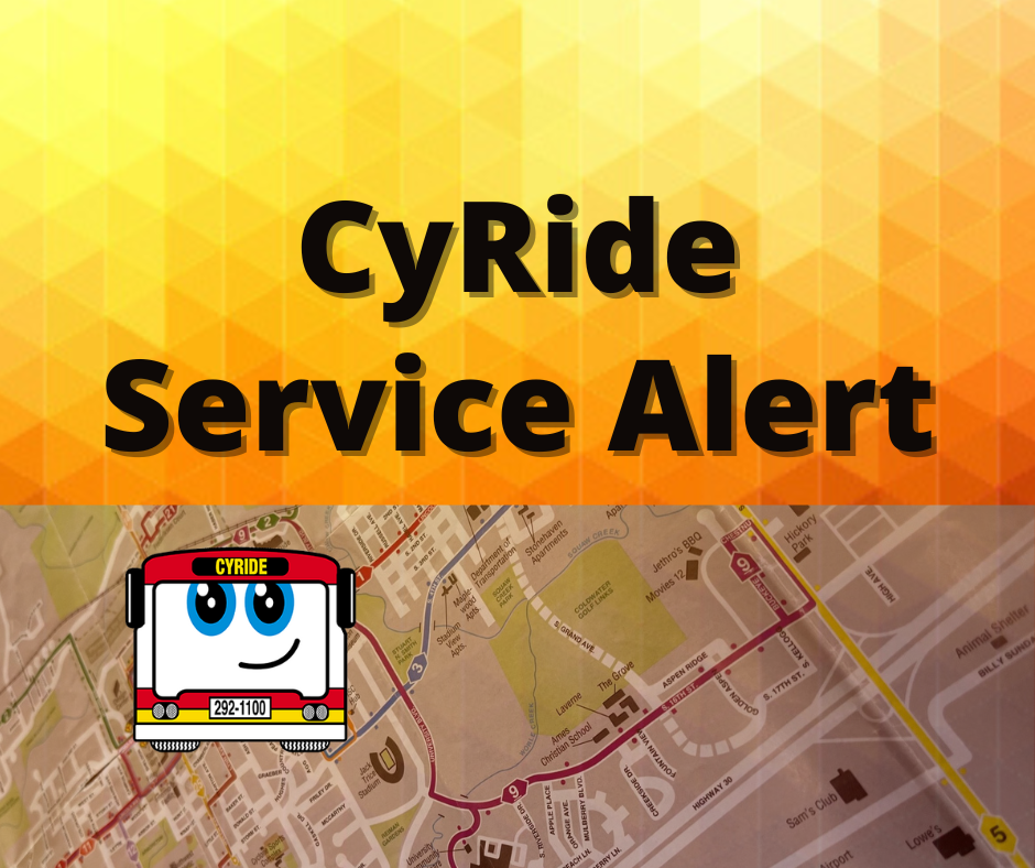 CyRide Service Alert